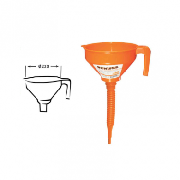 Plastik Büyük Huni (Çelik Süzgeç - 2,2 L)