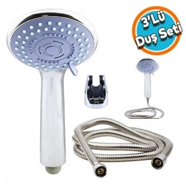 DUŞ SETİ (ÖRGÜLÜ BÜYÜK BAŞLIK)