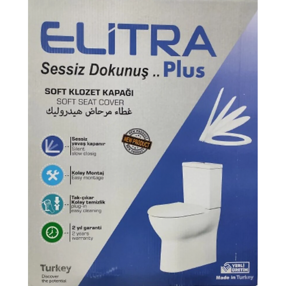 ELİTRA PLUS SOFT KLOZET KAPAK